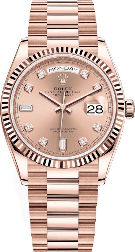 rose gold 36mm rolex|Rolex 128235.